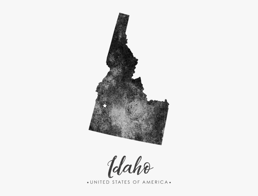 Idaho State Map Silhouette, HD Png Download , Transparent Png Image