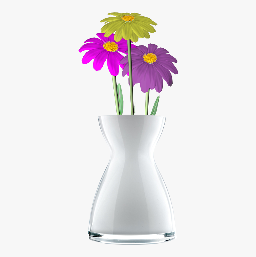 Jarrón Con Flores Sdtcvase - Barberton Daisy, HD Png Download