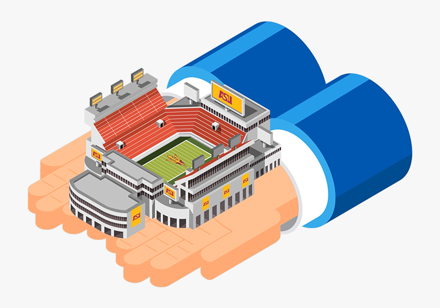 Stadiuminhands 800 - Illustration, HD Png Download