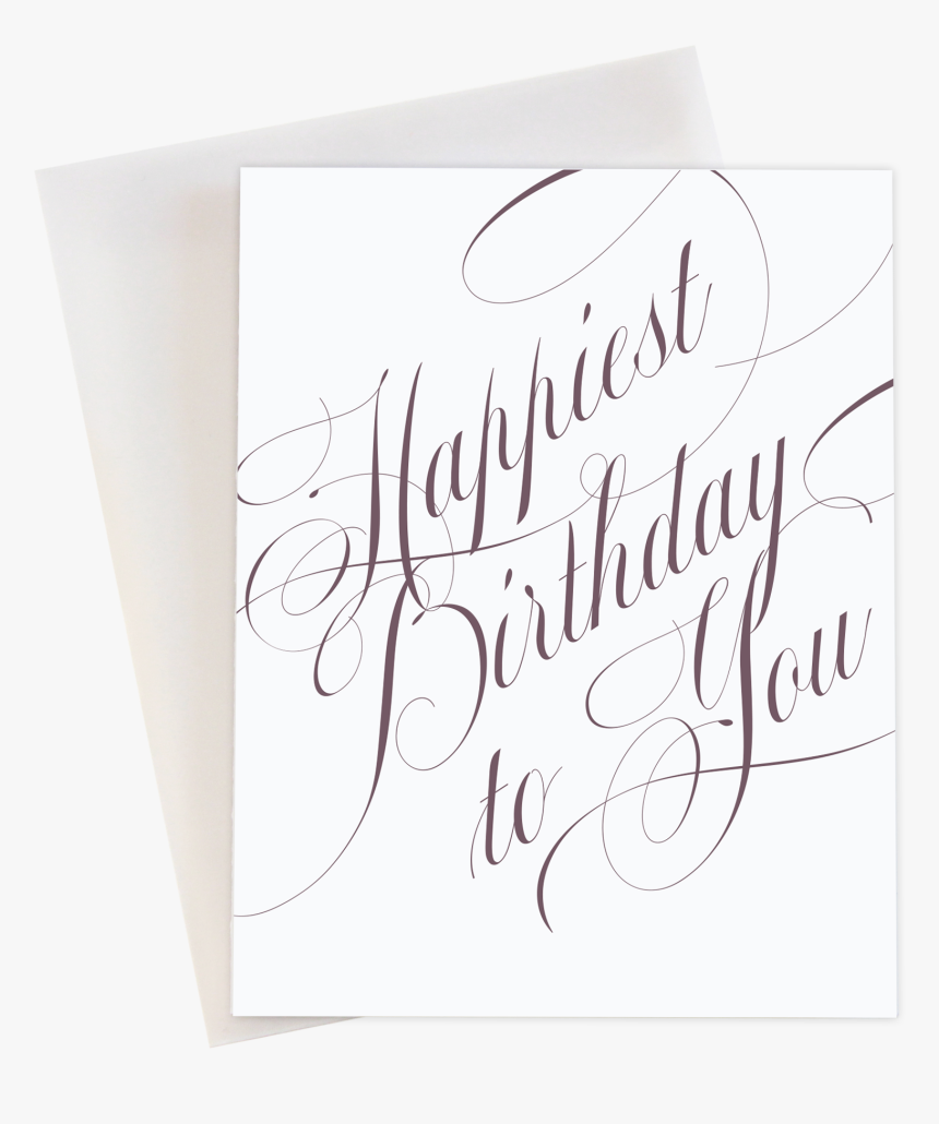Happy Birthday Calligraphy Handwritten, HD Png Download