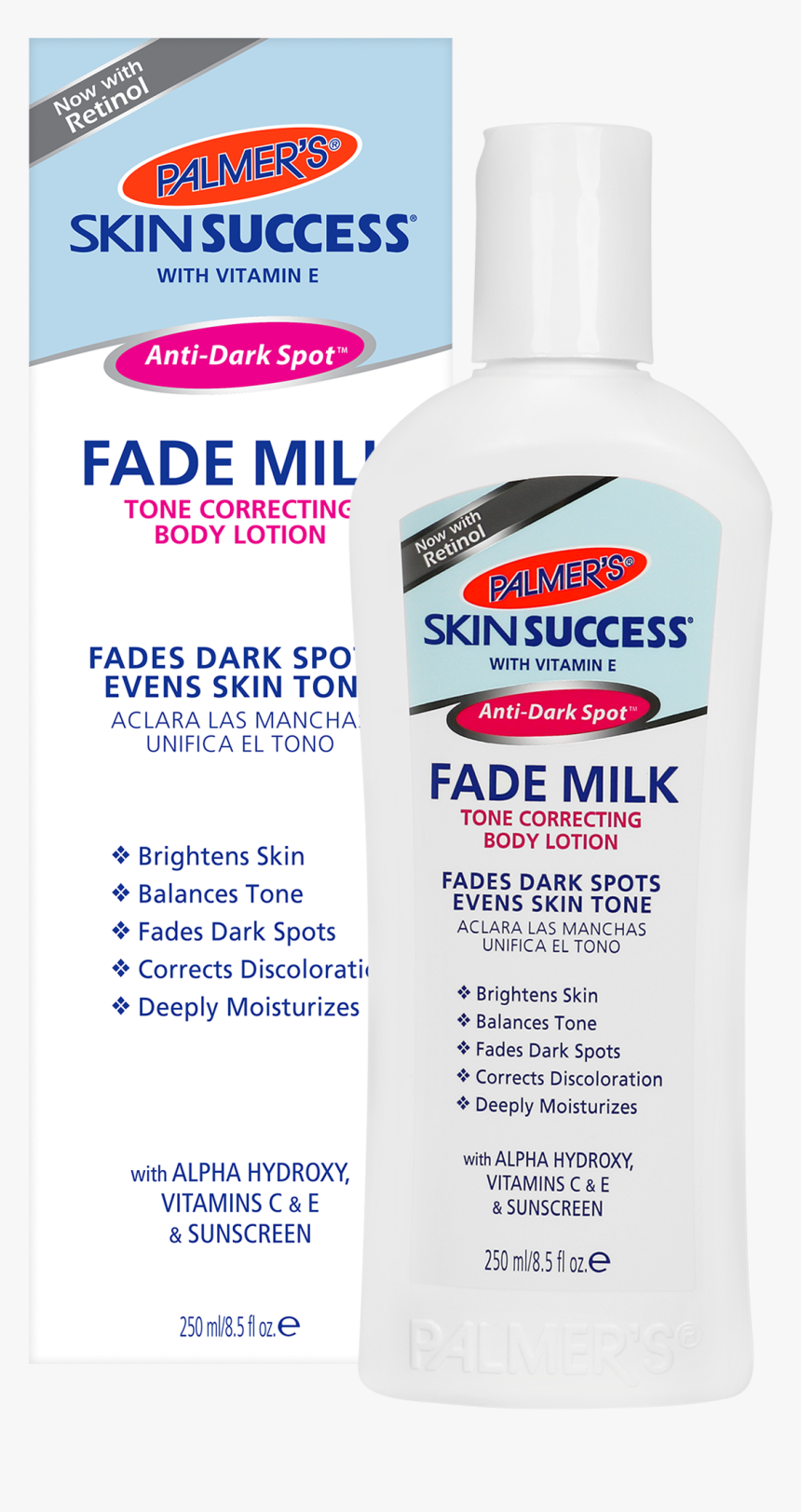 Palmers Fade Milk Before And After, HD Png Download