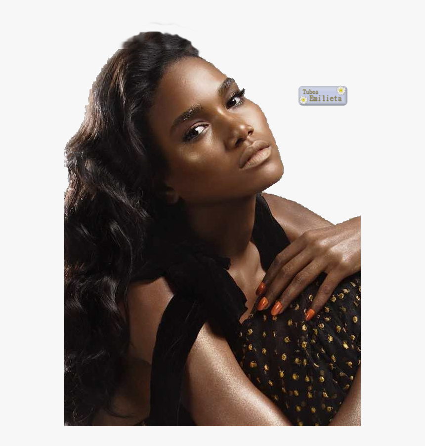 Very Dark Black Skinned Woman, HD Png Download