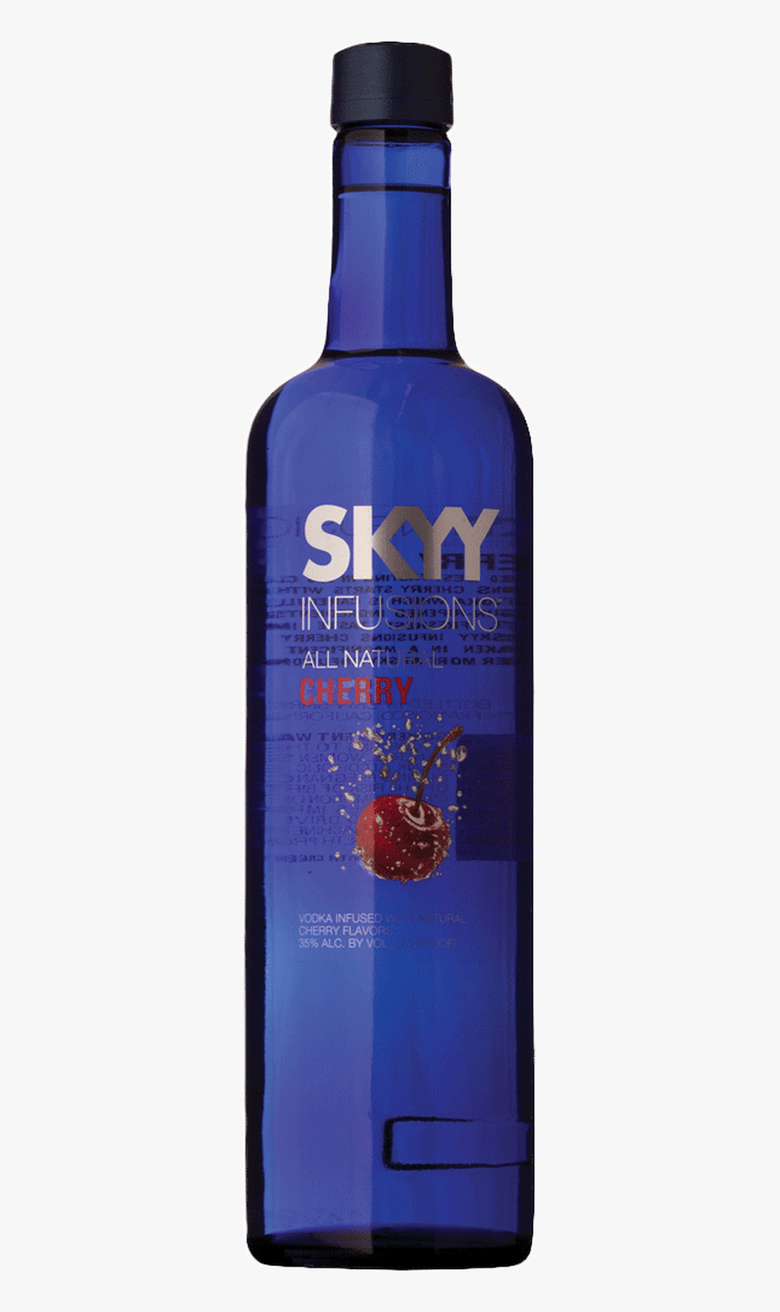 Skyy Infused Cherry 1l - Wine Bottle, HD Png Download