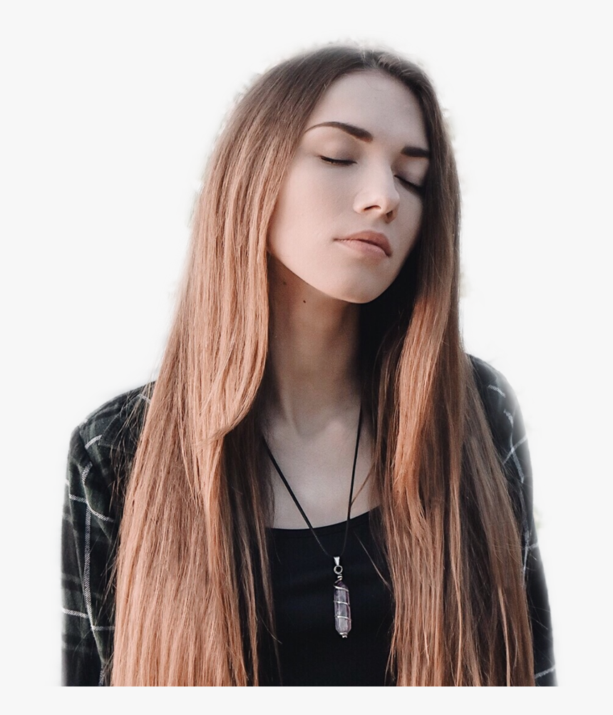 #girl #girls #teenager #teenage #brown #brownhair #brownhairgirl - Girl, HD Png Download