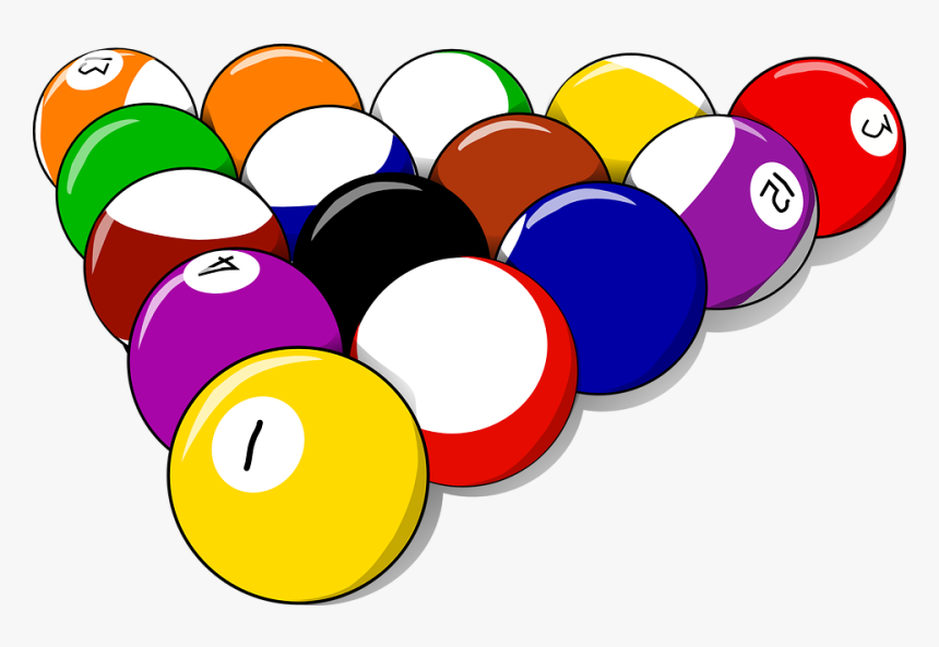 Pool Table Png Image - Pool Balls Clipart, Transparent Png