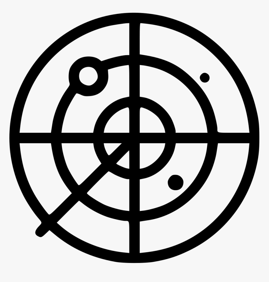Radar - Transparent Gun Target Png, Png Download