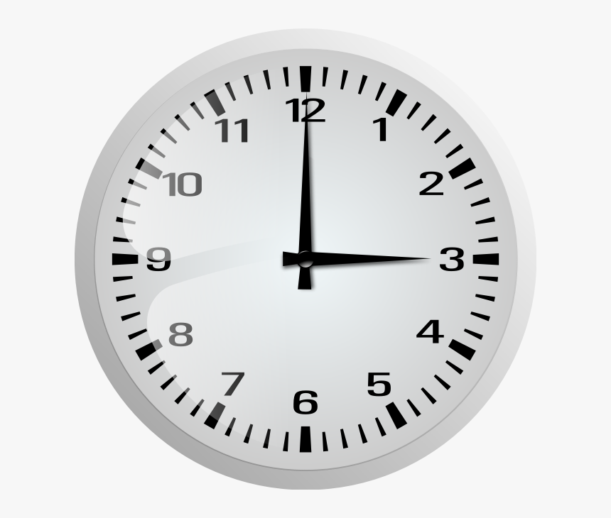 Clipart School Clock Svg Library Time Quarter Past 10, HD Png