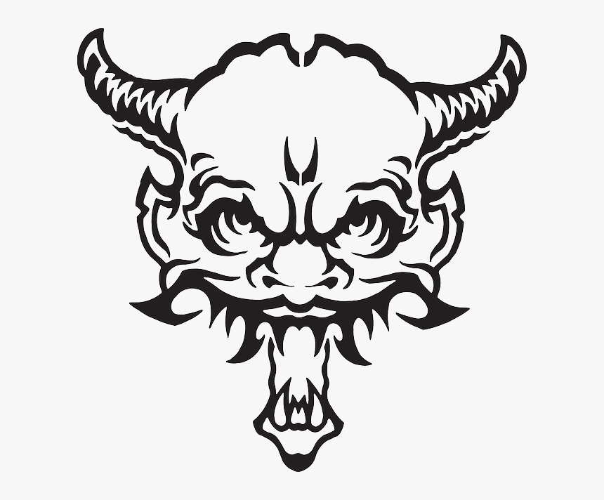 Fear Face, Devil, Monster, Horns, Demon, Fear - Demon Head Clip Art, HD Png Download
