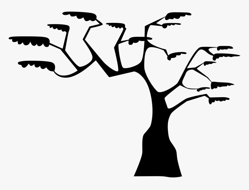 Animado Ramas De Arbol, HD Png Download