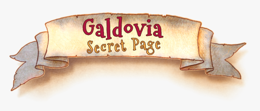 Galdovia Secret Page Banner - Calligraphy, HD Png Download