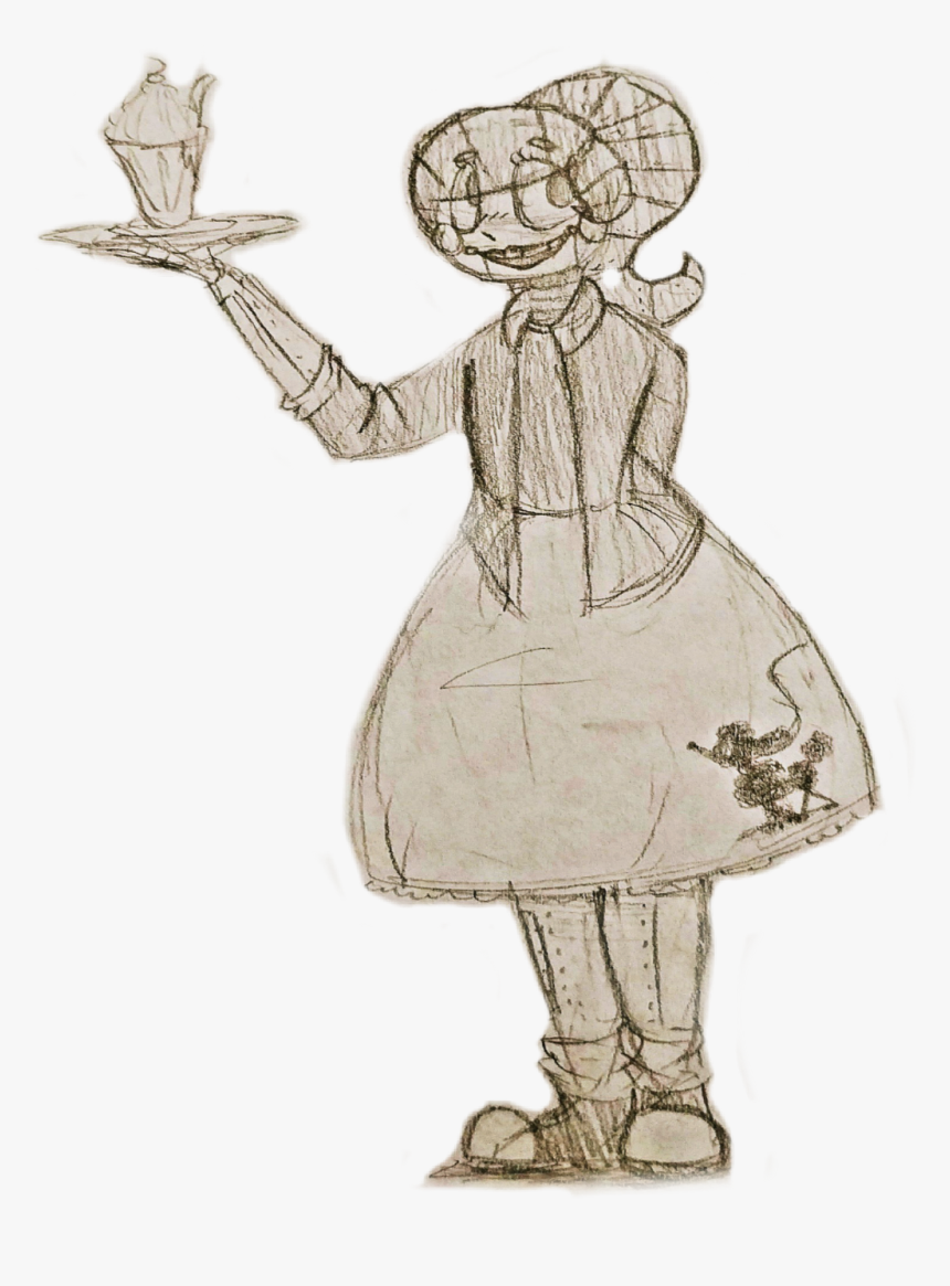 #waitress - Sketch, HD Png Download
