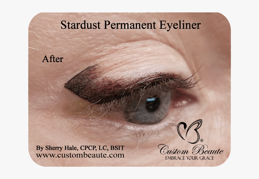 After Permanent Eyeliner - Does Permanent Eyeliner Fade, HD Png Download
