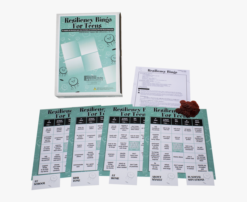 Resiliency Bingo Game For Teens 

 
 Data Rimg Lazy - Board Game Adult Self Awareness, HD Png Download