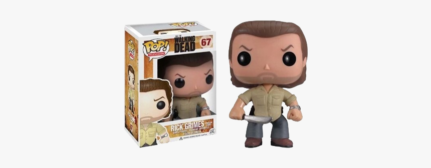 Funko Pop The Walking Dead Rick, HD Png Download