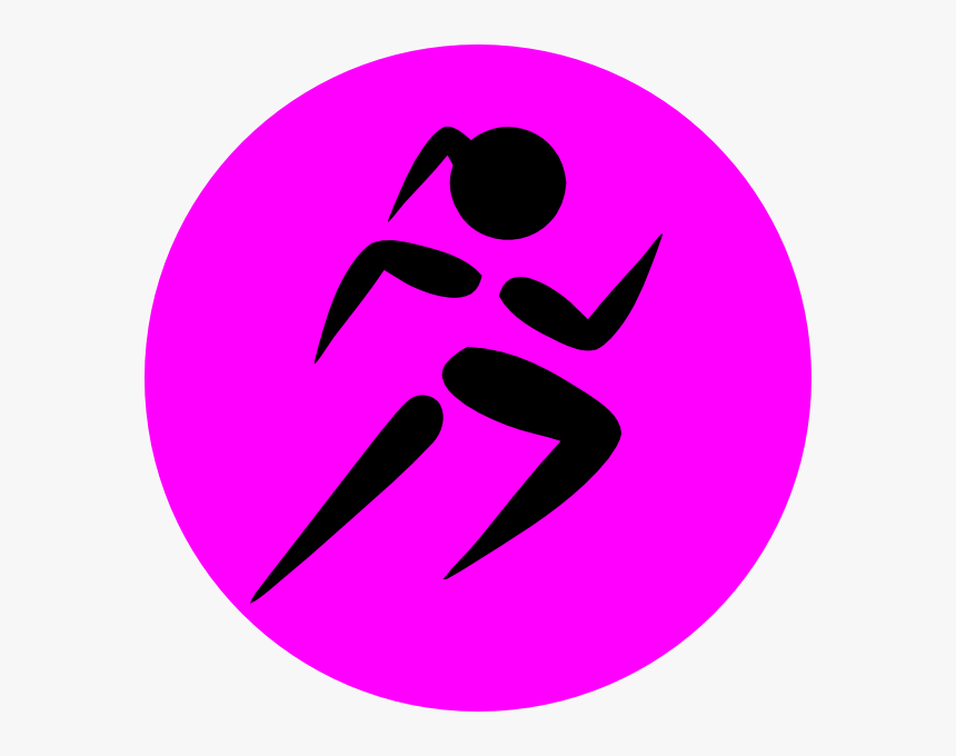 Runninggirl Icon 3 Svg Clip Arts - Girl Run Icon Png, Transparent Png