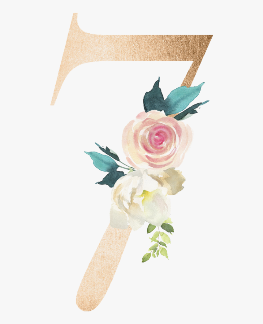 #7 #siete #seven #numero #numeros #number #numbers - Numero Siete, HD Png Download