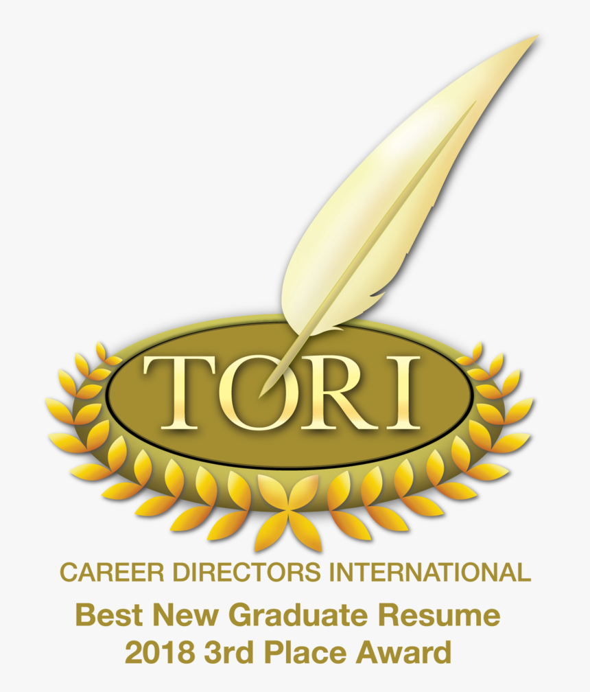Tori Award 2018 3rd Pl Best New Grad Resume - Résumé, HD Png Download