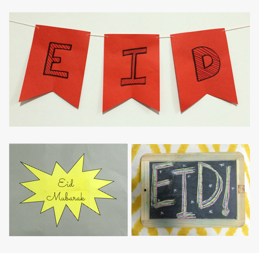 Eid Decoration Collage - Paper, HD Png Download