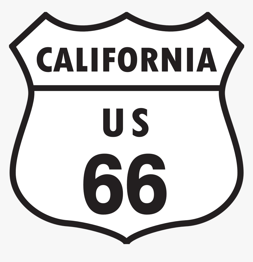 California Route 66 Clipart, HD Png Download