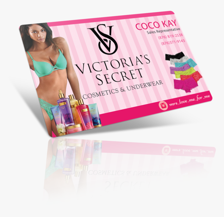 Victoria Secret Rep Card Mockup - Flyer, HD Png Download