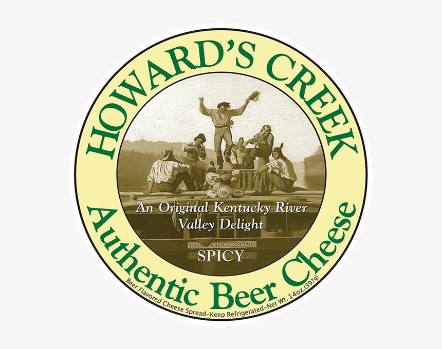 Howard S Creek Authentic Beer Kentucky Cheese Label - Label, HD Png Download