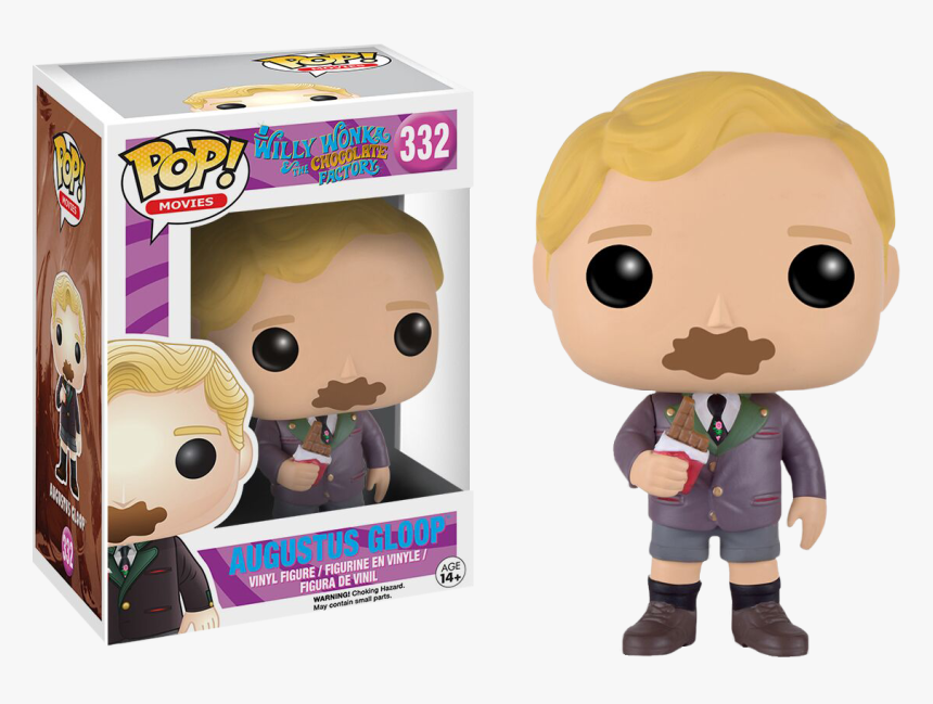 Augustus Gloop Pop Vinyl Figure - Willy Wonka Funko Pop, HD Png Download