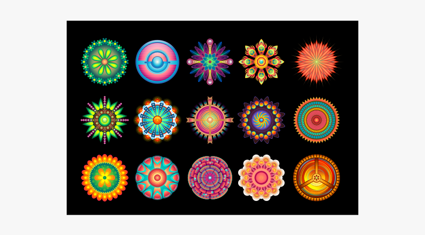 Design Elements In Bright Colors - Visual Design Elements And Principles, HD Png Download