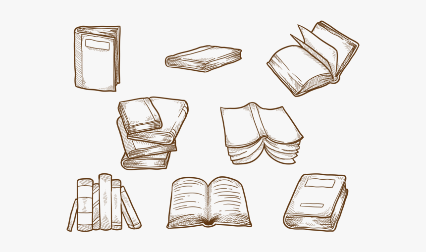 Hand Drawn Libro - การ วาด รูป หนังสือ, HD Png Download