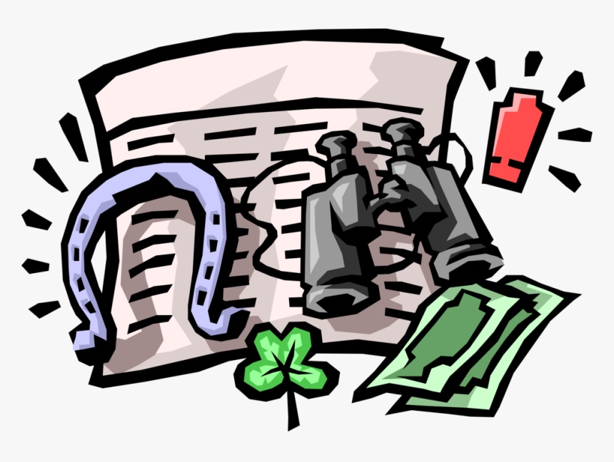 Vector Illustration Of Sport Of Horse Racing Horseshoe,, HD Png Download