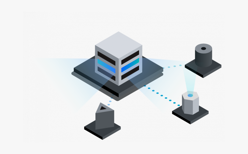 Graphic Representing Data Moving From Sources To Edge - Architecture, HD Png Download