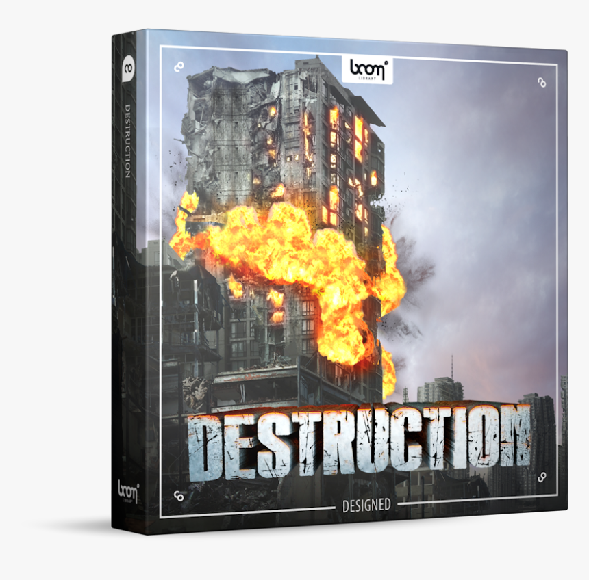 Destruction Sound Effects Library Product Box - Boom Library Destruction Designed, HD Png Download