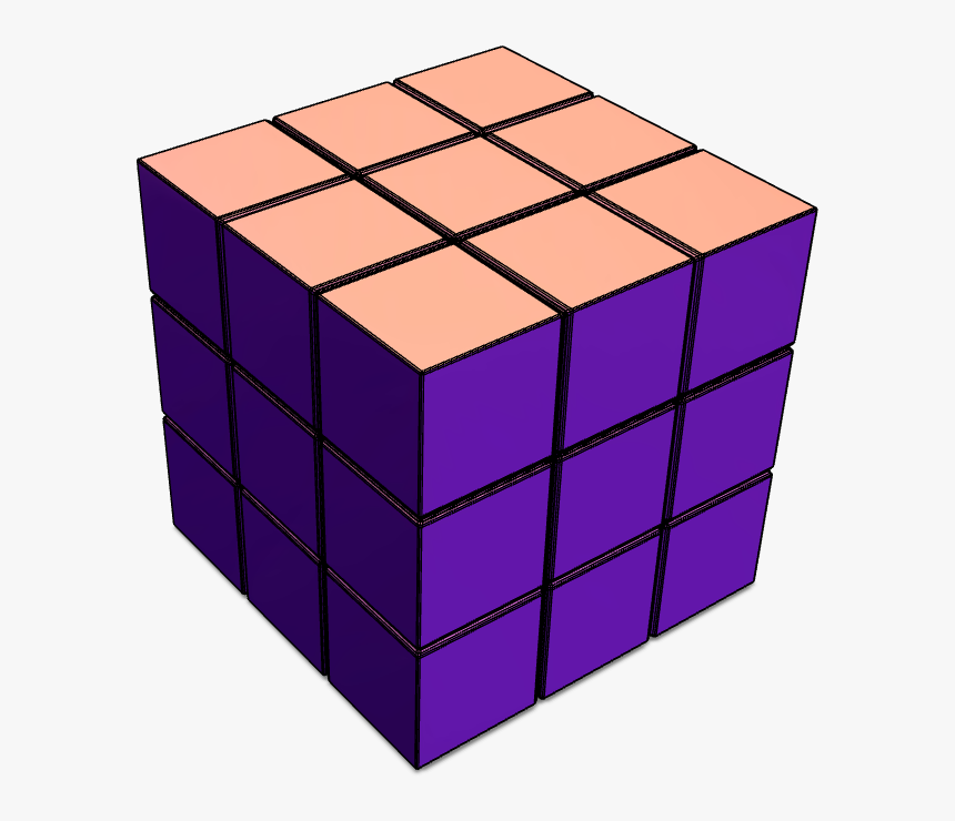 3d Design By Angel Agudo Guerrero Aug 22, - مكعب روبيك الاصلي, HD Png Download