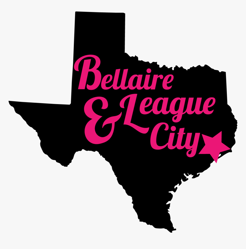 Bellaireleague City Vector - Texas Map, HD Png Download