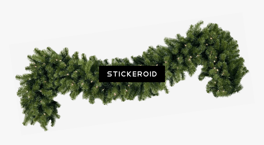 Garland Simple Christmas - Christmas Garland Png Transparent, Png Download