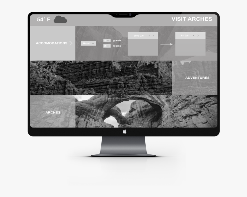 2 Imac Mockup - Led-backlit Lcd Display, HD Png Download