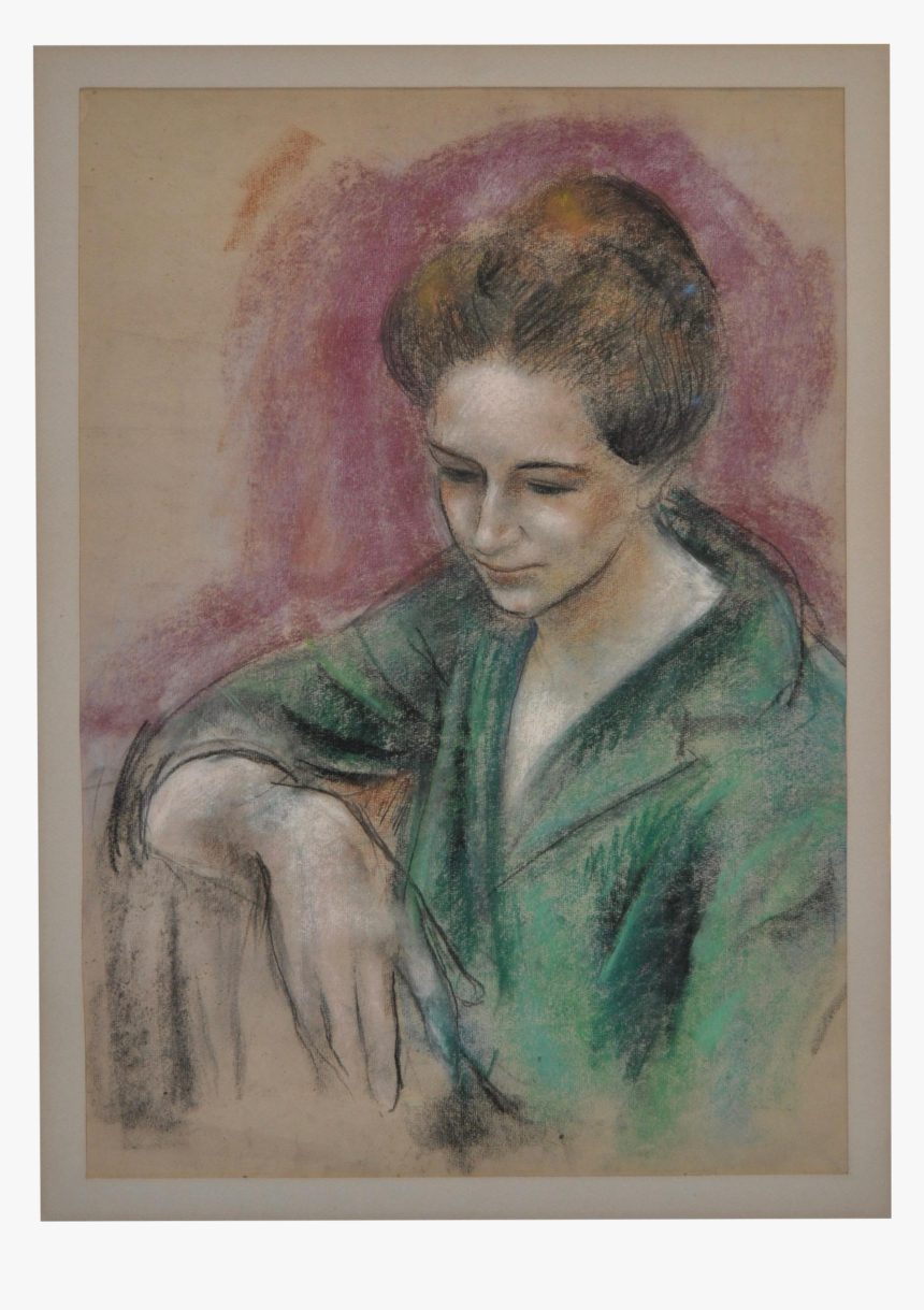 Portraits Drawing Pastel - Self-portrait, HD Png Download