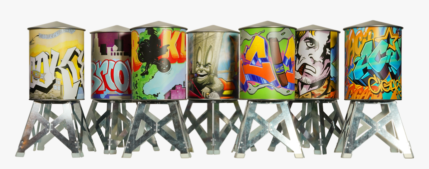 Acid Kuba Arte Water Tower, HD Png Download