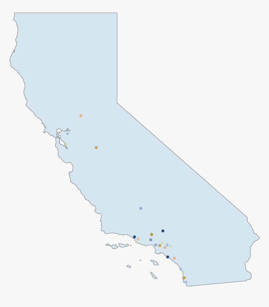 Brighton Website Portfolio Concept V8 Rev11 - California Map, HD Png Download