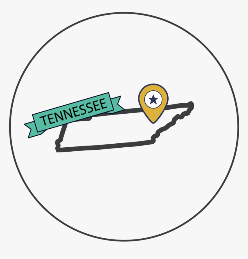 Knoxville - Tennessee - Map-01 - Sign, HD Png Download