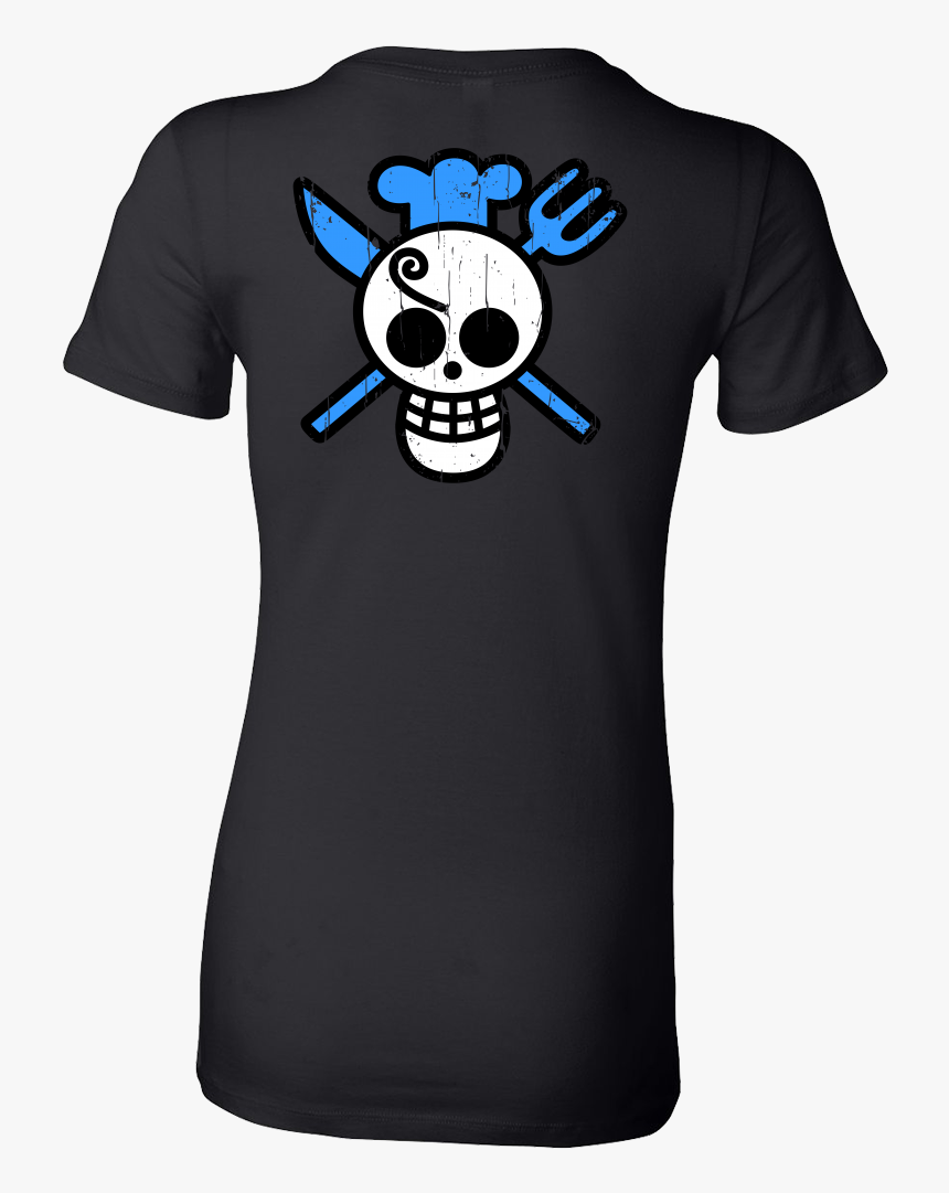 Woman Short Sleeve T Shirt - Skull, HD Png Download