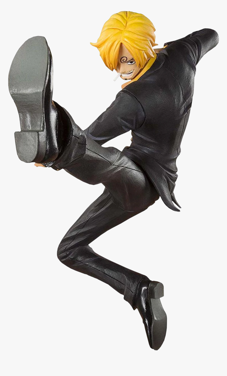 Black Leg Sanji 20th Anniversary Figuarts Zero 5” Statue - Sanji Kick, HD Png Download