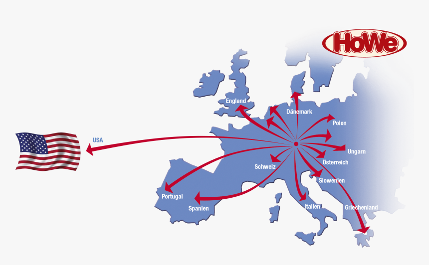 Europe Map Grey Png, Transparent Png