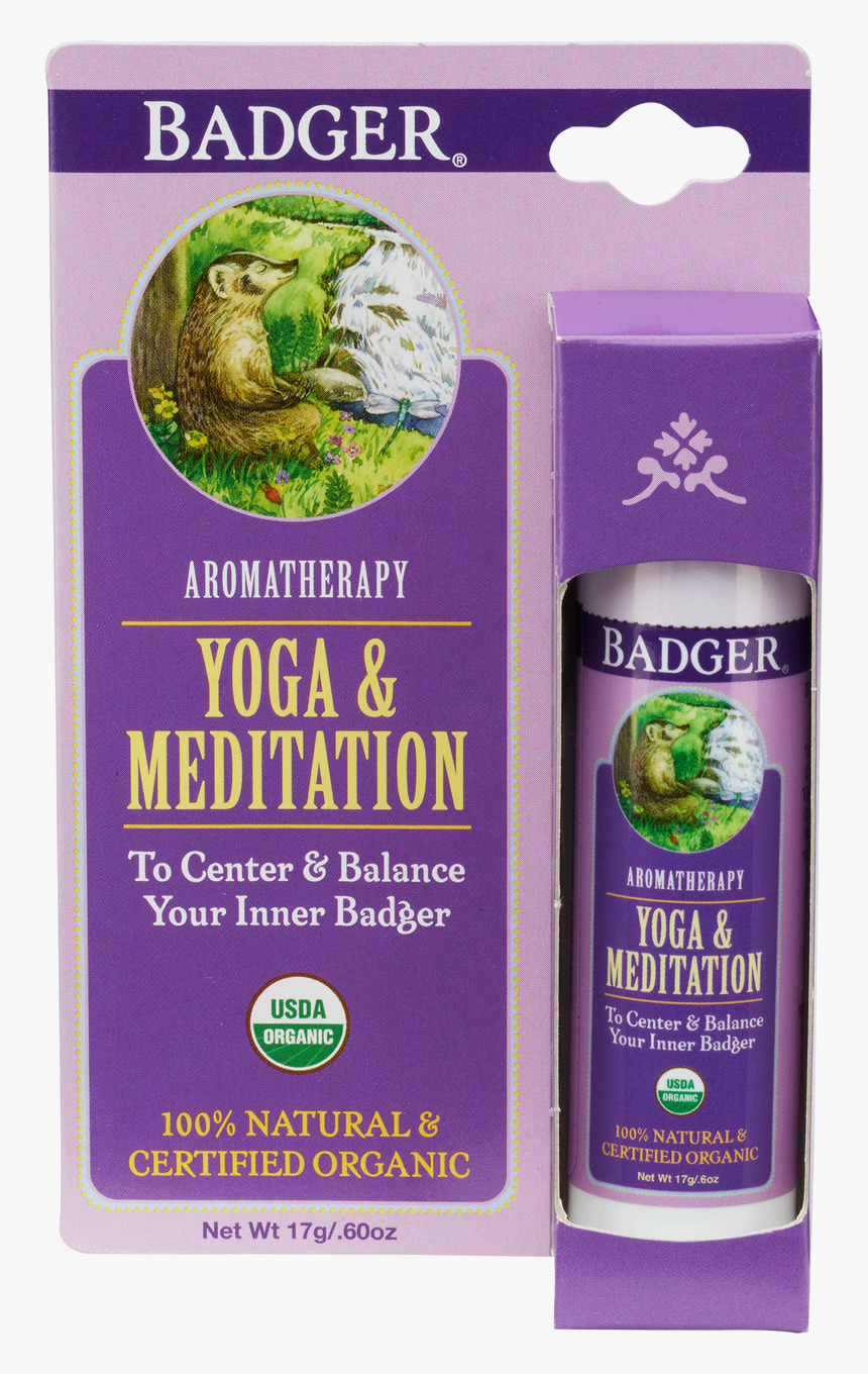 Badger Balm Yoga & Meditation Balm - 634084480436, HD Png Download