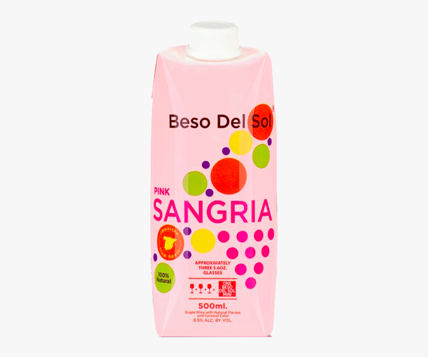 Beso Del Sol Rosé Sangria 500ml - Beso Del Sol Pink Sangria, HD Png Download