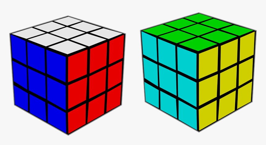 Clip Art Rubiks Cube, HD Png Download
