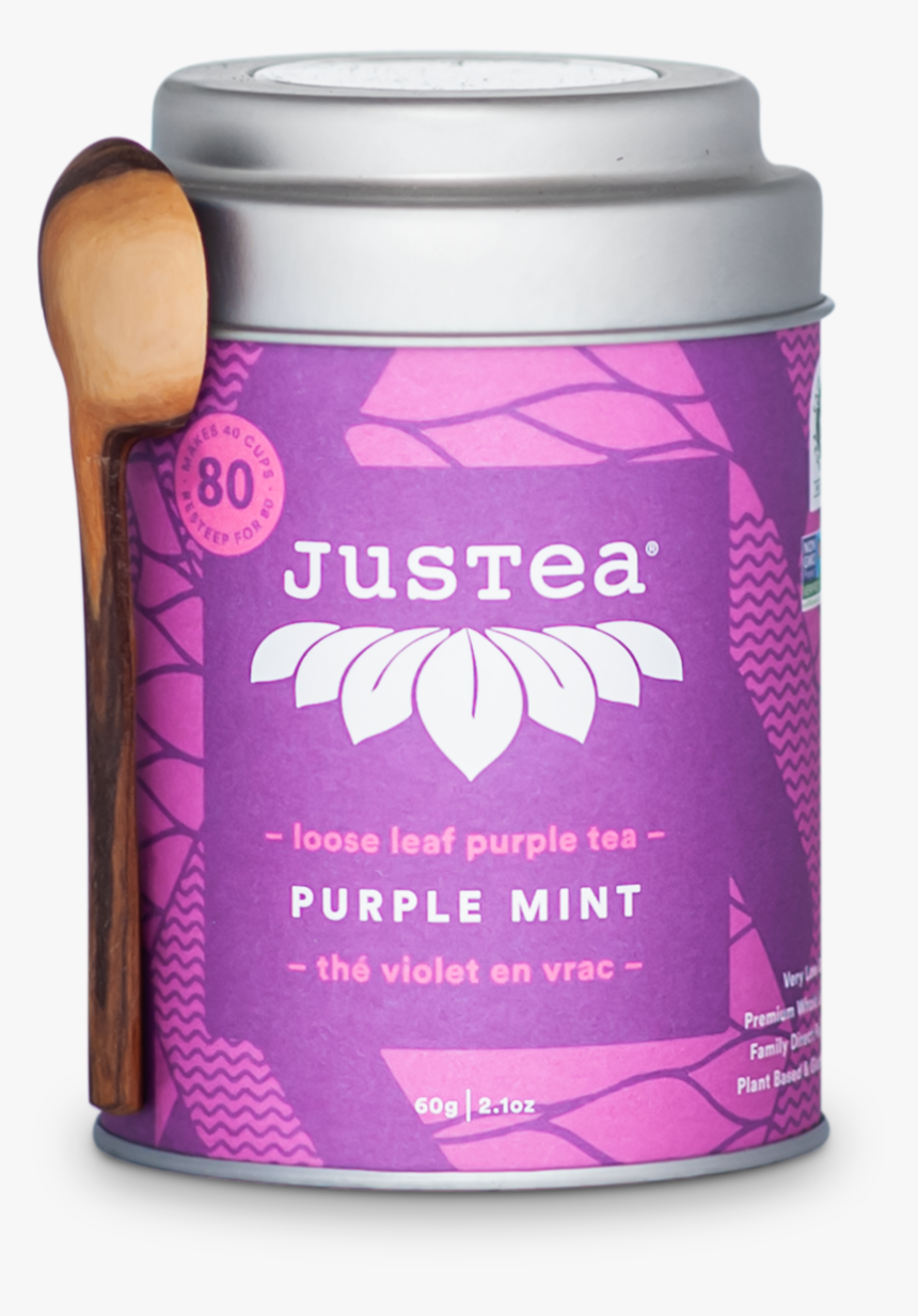 Justea Purple Mint - Purple Tea, HD Png Download