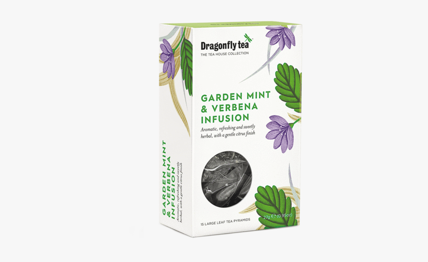 Garden Mint And Verbena Infusion - Dragonfly Tea, HD Png Download