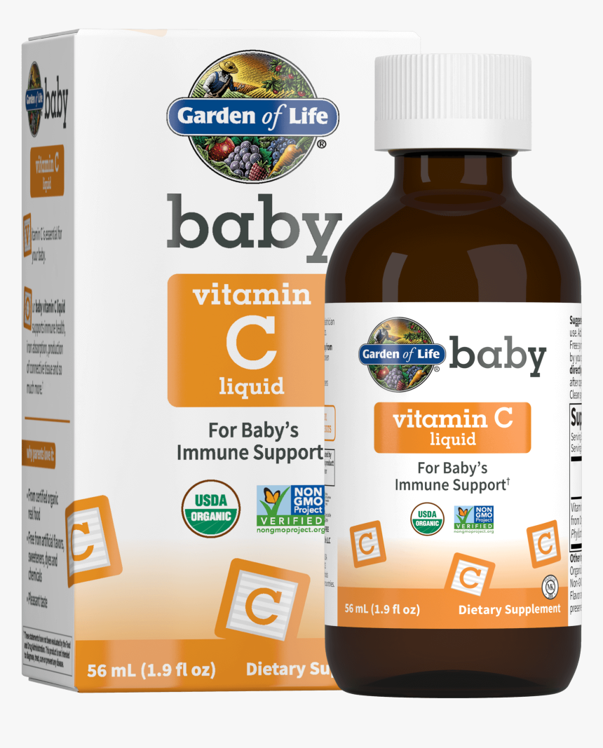 658010125222 - Baby Vitamin C Liquid, HD Png Download