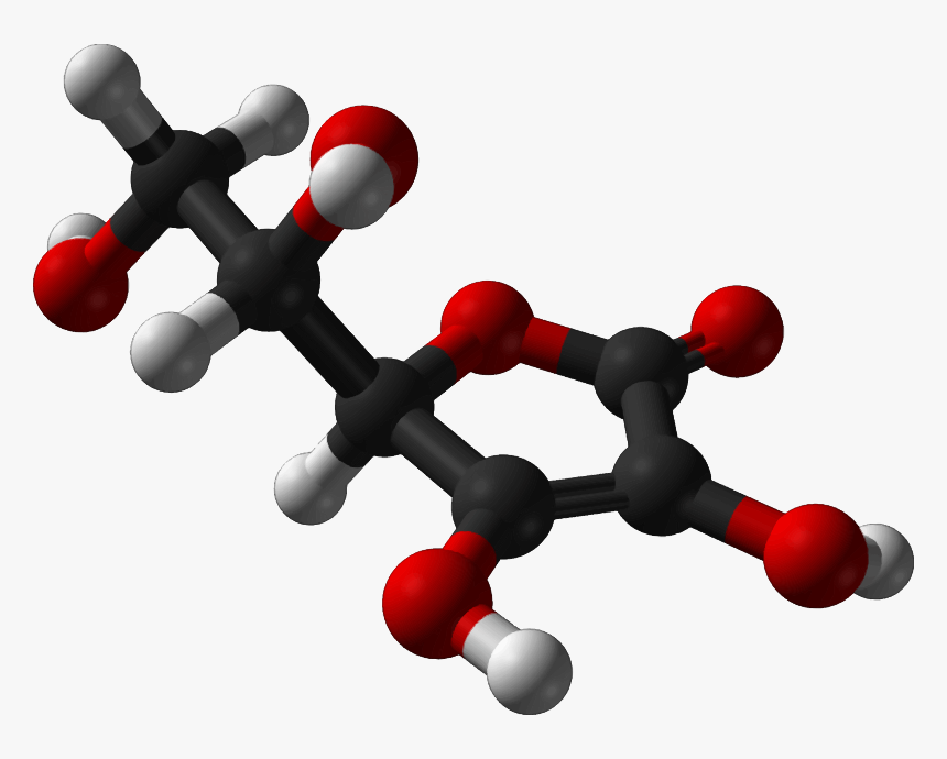 Famous Molecules - Ascorbic Acid 3d Structure, HD Png Download