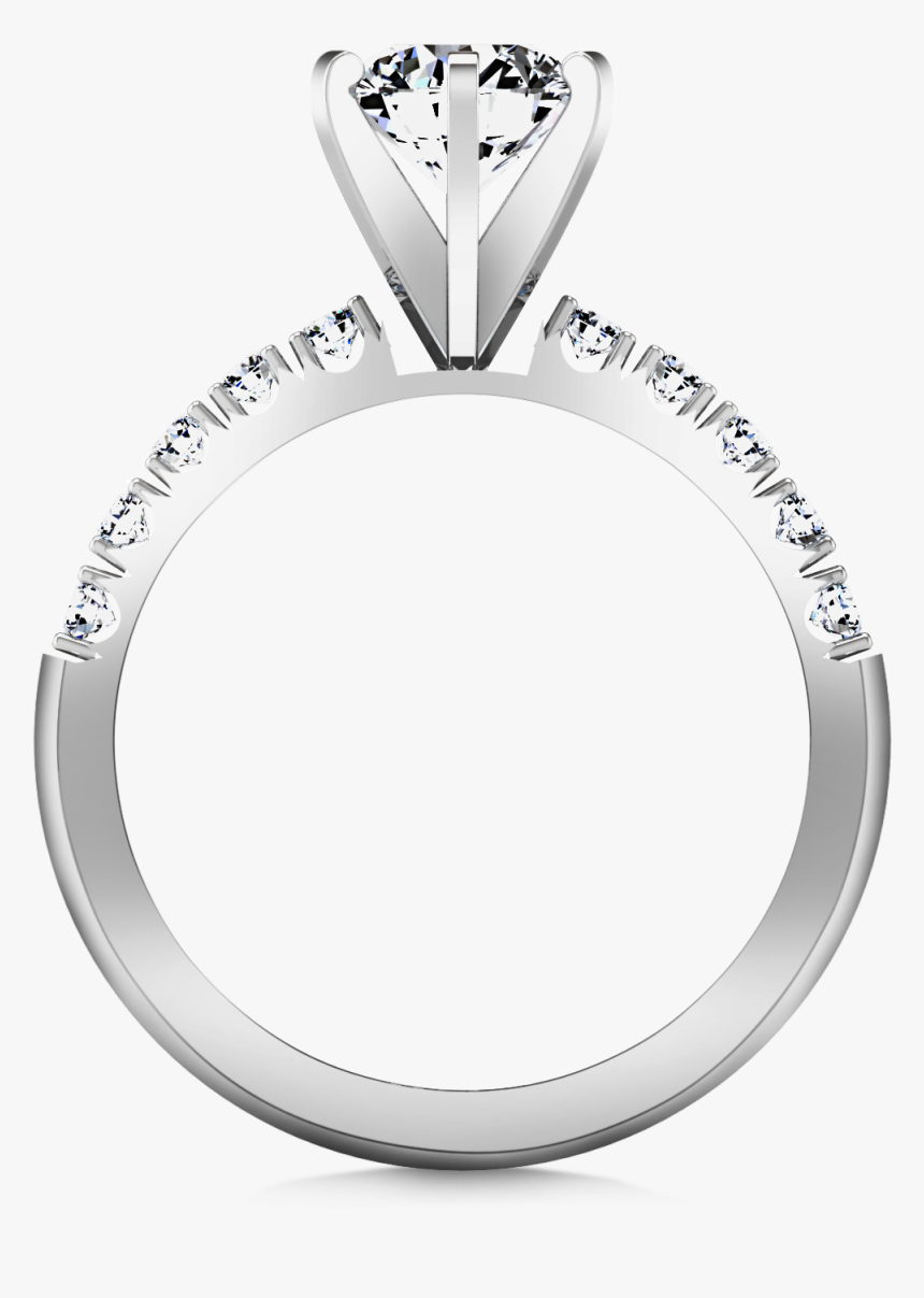 Image Transparent Download Pave Engagement Grace K - Engagement Ring, HD Png Download